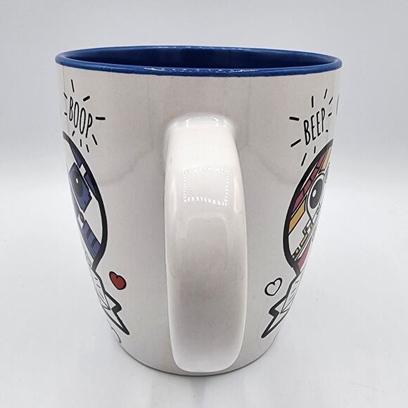 Star Wars Beep Boop You R2 Cute Ceramic Valentine's Love Jumbo Coffee Tea Mug - Picture 5 of 8